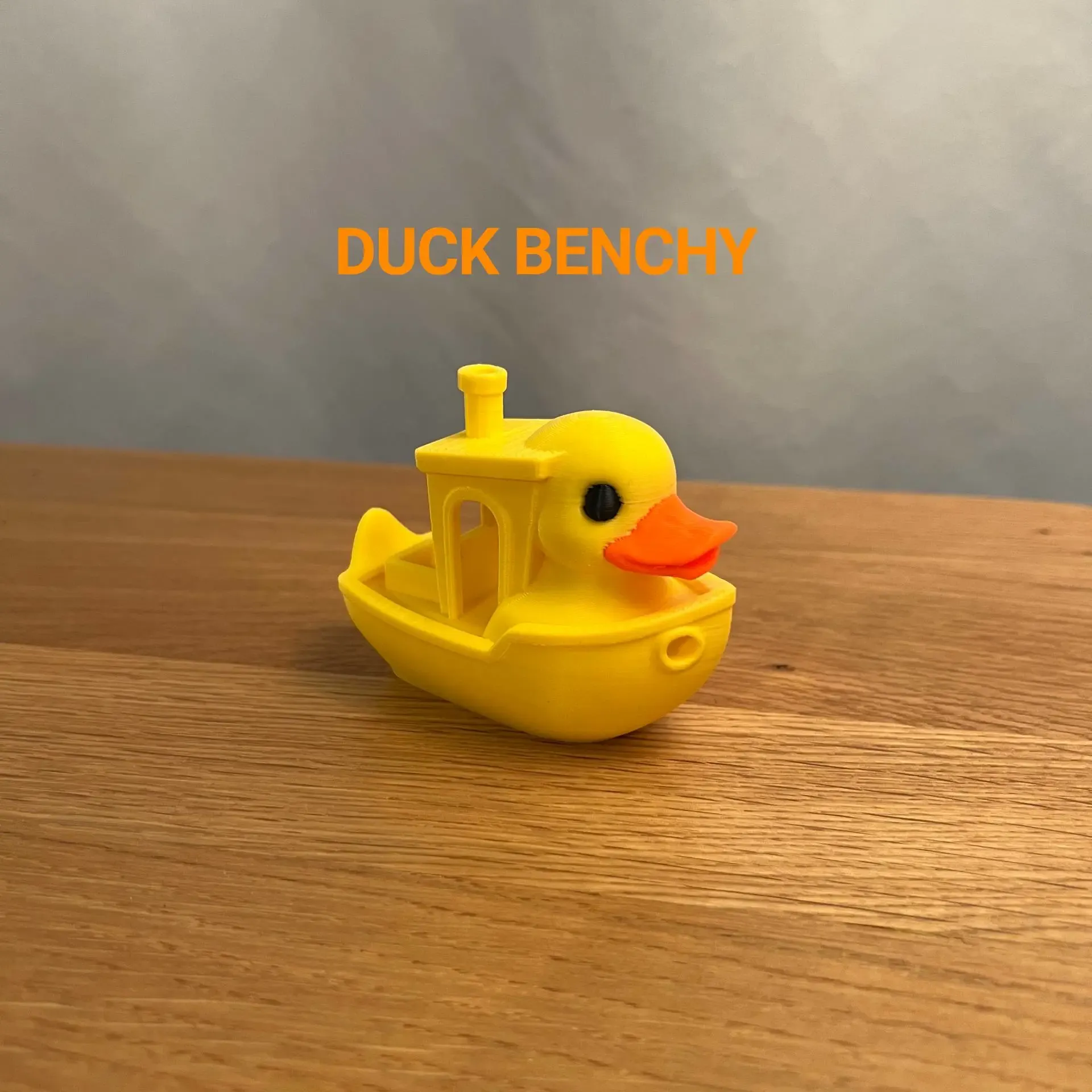 Benchy canard imprimé en 3D