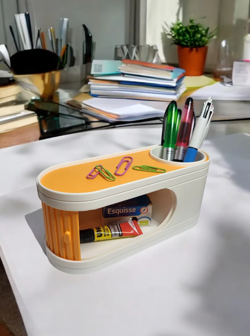 Pot à crayon imprimé en 3D