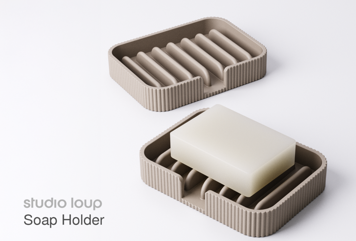 Support à savon imprimé en 3D