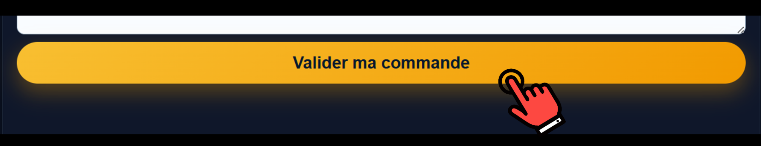 Valider la commande